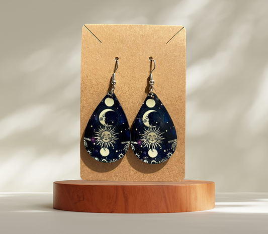 Sun and Moon Earrings