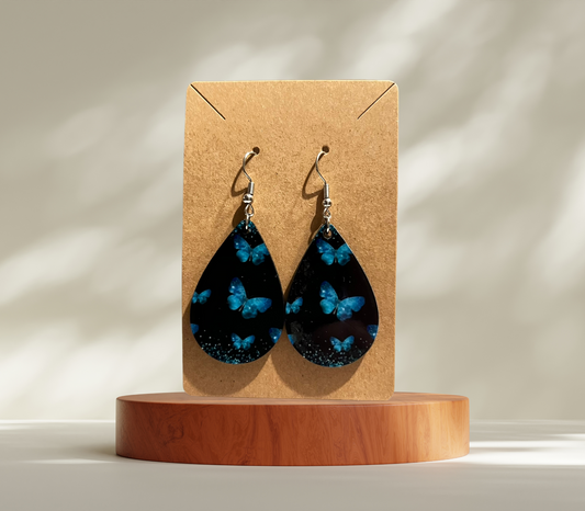 Blue Butterflies Earrings