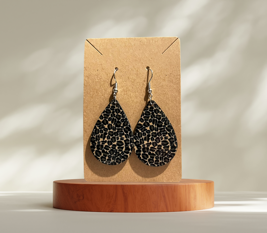 Leopard Print Earrings