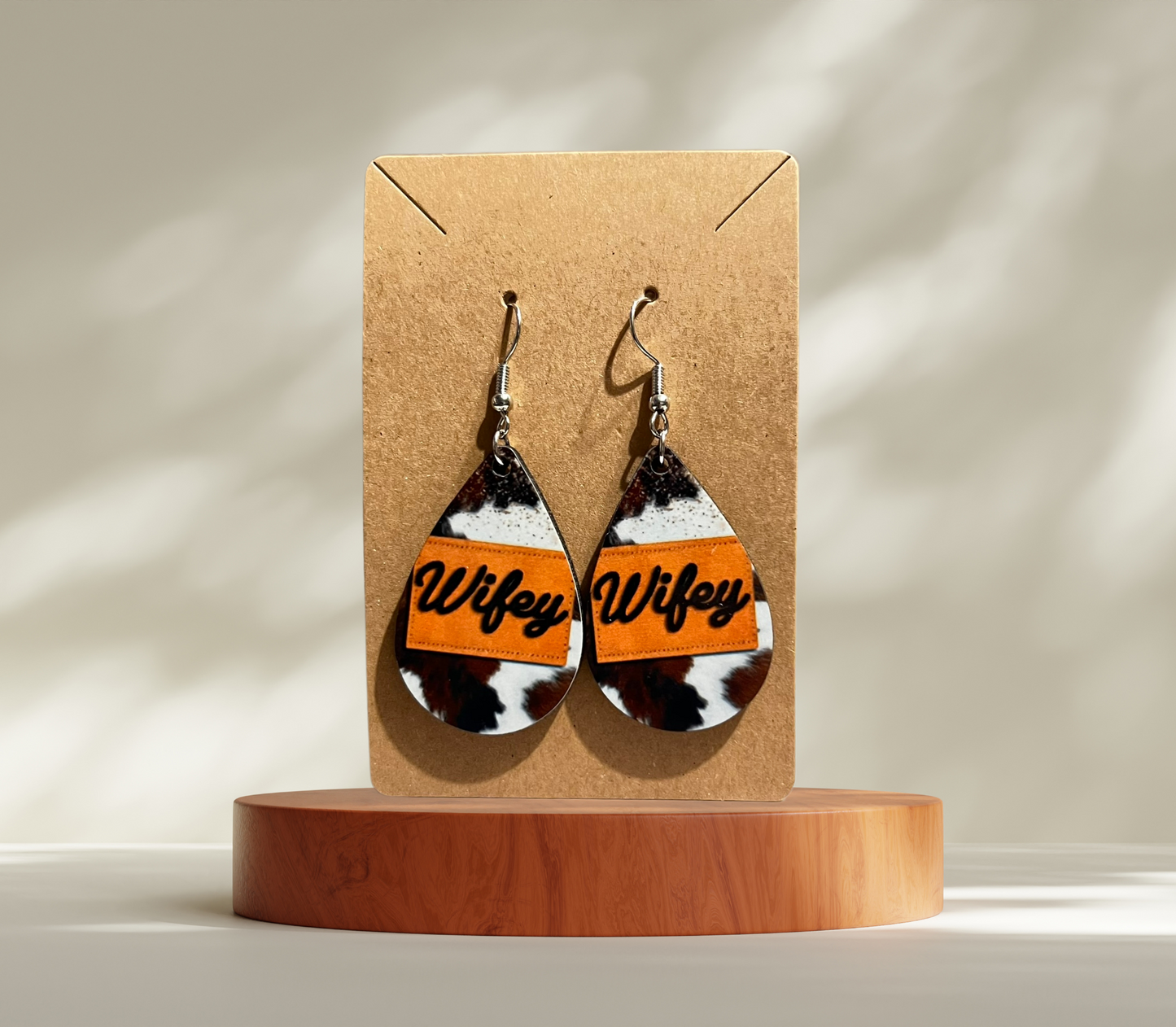 Cow Wifey Earrings