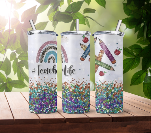 Teach Life Glitter Pencils