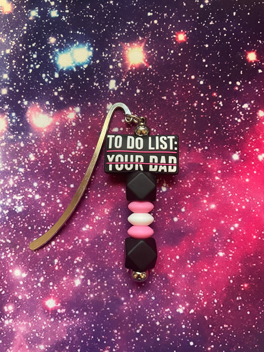 Daddy Checklist Bookmark