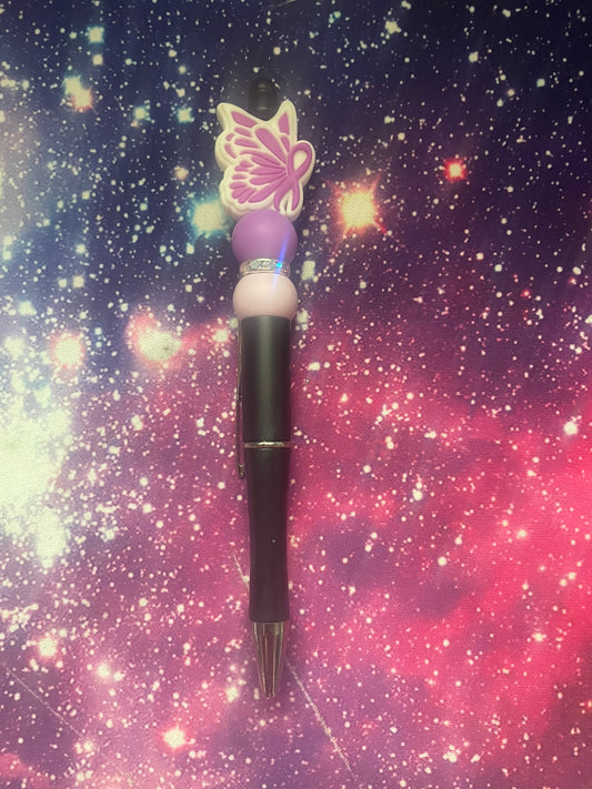 Purple Flutter Pen