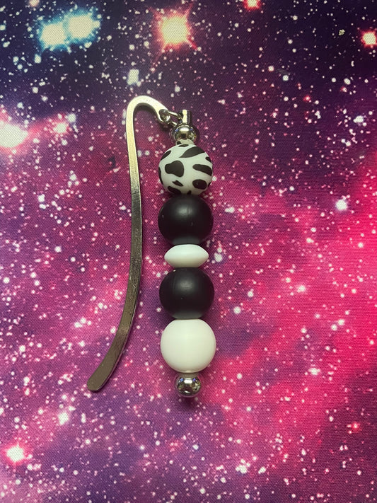 Black/White Cow Bookmark