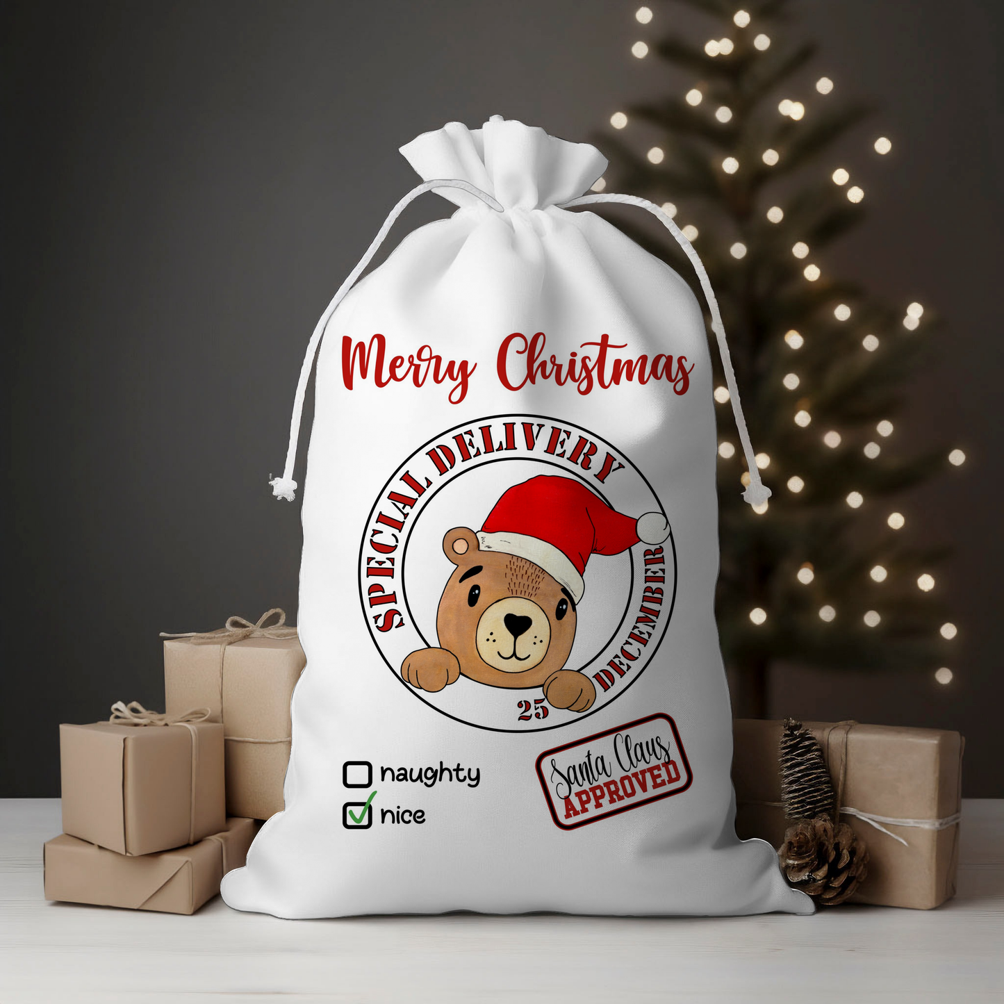 Delivery Otter Santa Sack