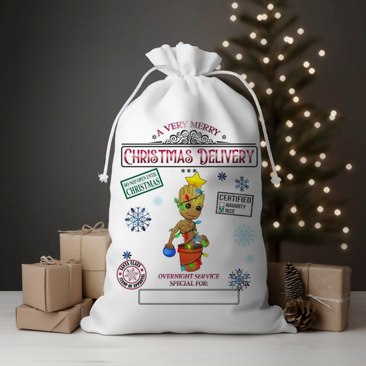 Delivery Space Tree Santa Sack