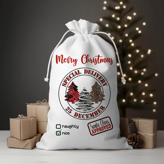 Delivery Tree Trio Santa Sack