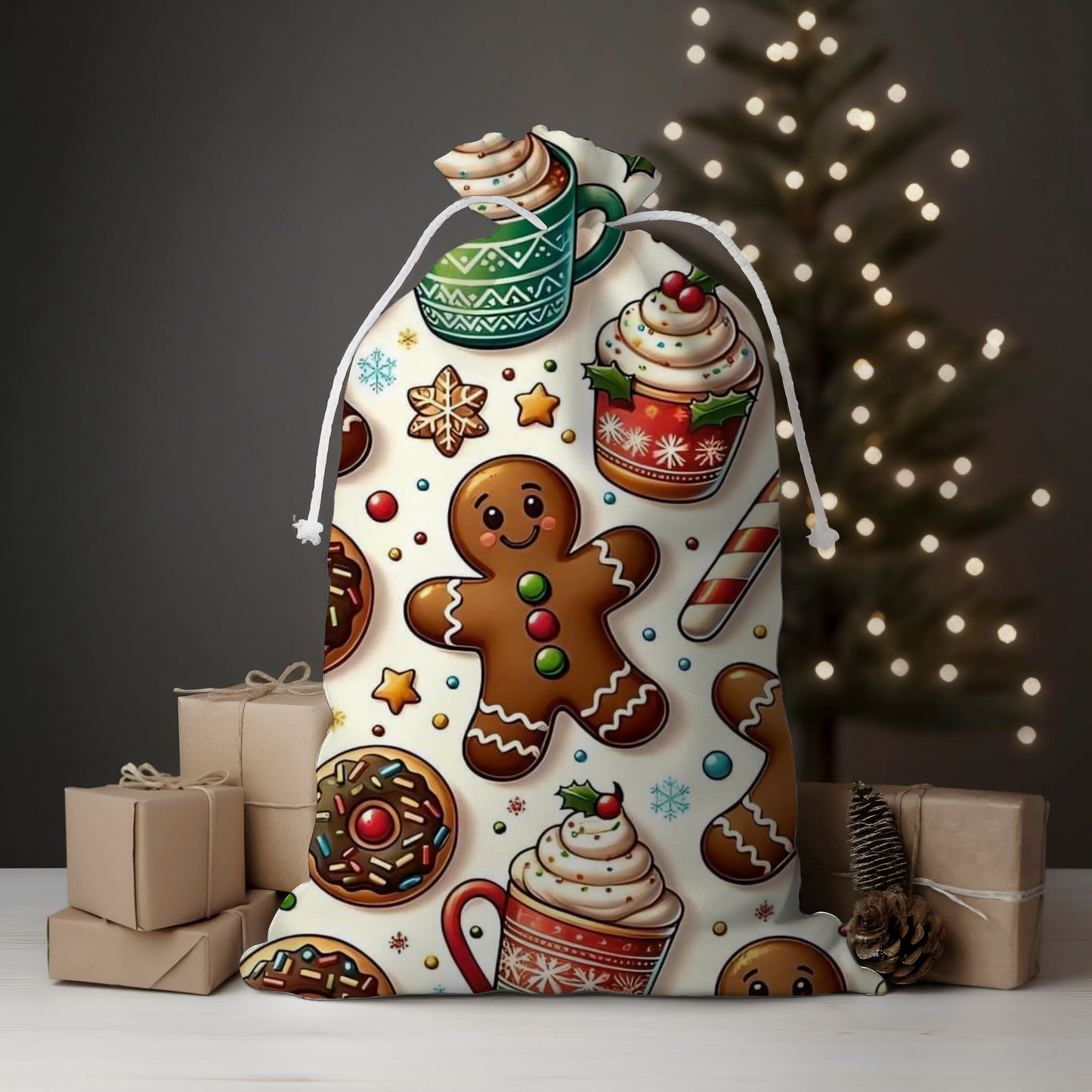 Ginger Cocoa Santa Sack