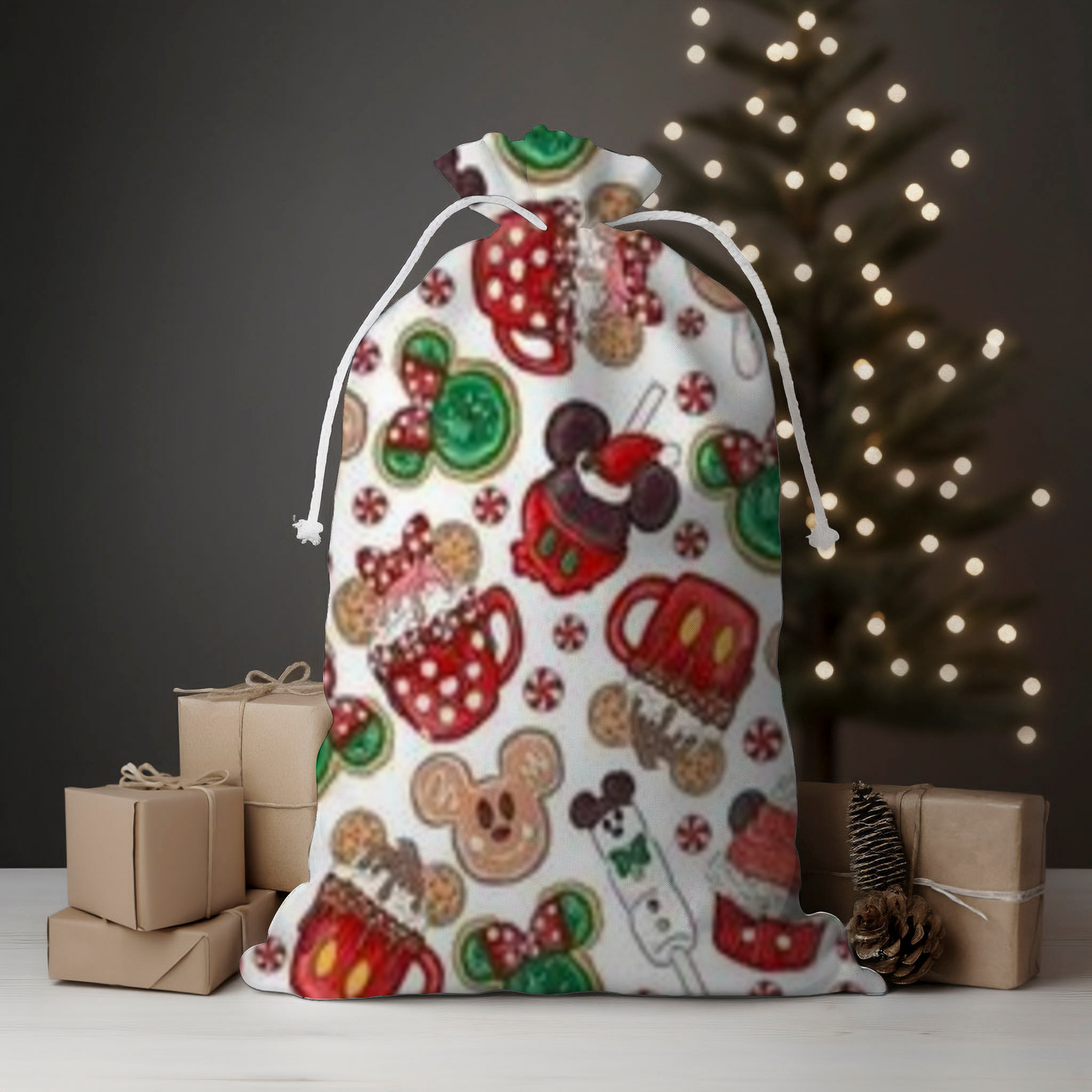 Holiday Mouse Santa Sack