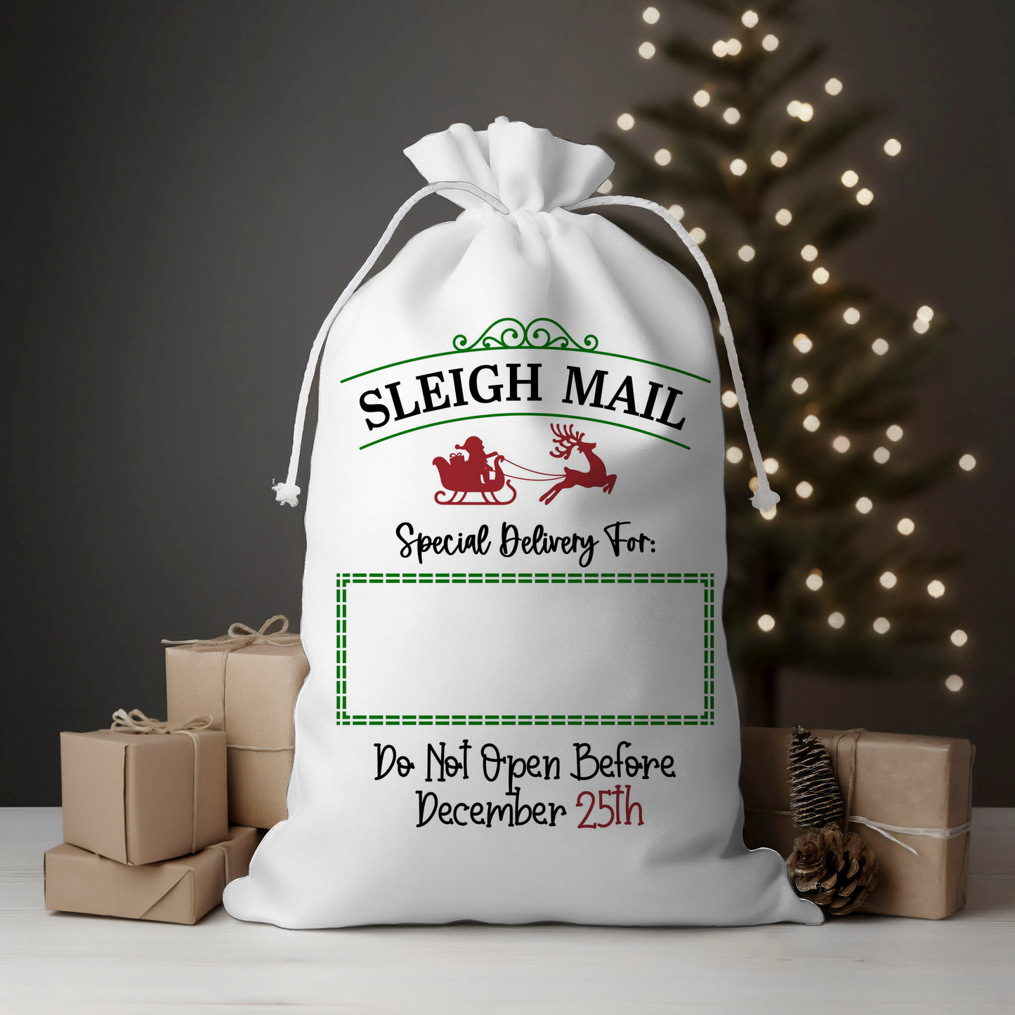 Special Sleigh Mail Santa Sack